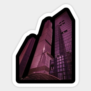 Manhattan Skyscrapers Skyline New York City Sticker